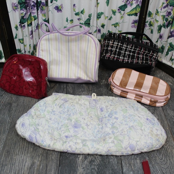 Tibor Bags Handbags - Set of 5 vintage makeup and lingerie bags-Tibor